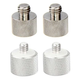 CAMVATE Microphone Stand Mount Adapter 5/8"-27 Female to 3/8"-16 & 1/4"-20 Male