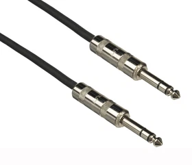 Pro Co BP-VAR Excellines Balanced Patch Cable - 1/4-inch TRS Male to 1/4-inch TR
