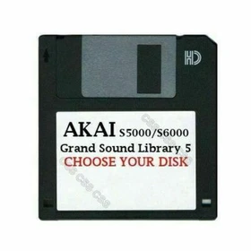 Akai S5000 / S6000 Floppy Disk Grand Sound Library 5 Choose Your Disk