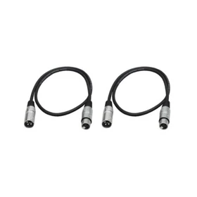 3 ft. Audio2000's 3 Pin XLR Male to Female Microphone Cable  ADC2037-P (Lot)
