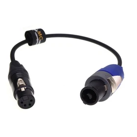 NL2FX 2 Pin to NEUTRIK XLR Female 4 Pin Power Cable for ARRI SkyPanel S60 LED