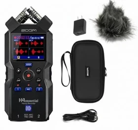 Zoom H4essential 4-Track Handy Recorder with 32-Bit Float,  Assorted Styles 