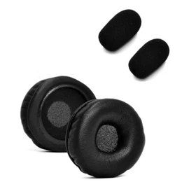 Heavy-Duty Replacement Ear Pads w/ Mic Foam For Vxi BlueParrott B250-XT/B250-XTS
