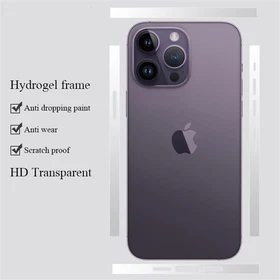 Hydrogel Film For iPhone 16 Pro max 12 mini 15 Pro 14 Plus 13 HD Phone Side Film