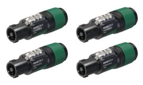 Genuine NEUTRIK NL4FXX-W-S 4-Pole SPEAKON Locking Cable Mount Connector