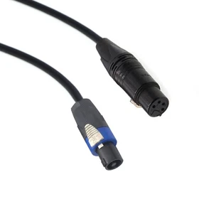 NEUTRIK XLR pin to NL2FX 2pin for ARRI SkyPanel S60 LED Softlight power cable