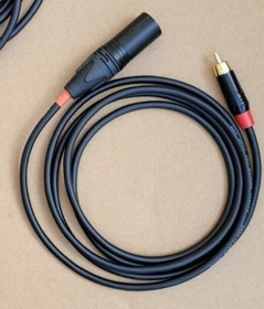 Mogami 2552 Neutrik XLR Male Gold to RCA Audio Mic Microphone Cable 1-20'FT