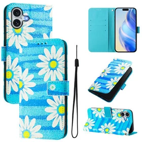 Wallet Leather Case Flower Patterned Cover For iPhone 14 15 16 Pro Max 13 17 16e