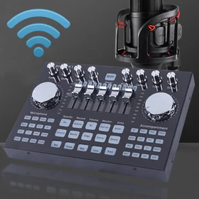 Pro 2/8 Channel Bluetooth Live Sound Card Studio Audio Mixer Mixing Console USB