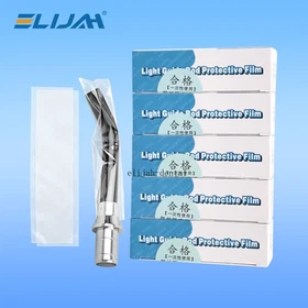 200pcs/box Dental Disposable Light Guide Rod Protective Film Sheath Sleeve Cover