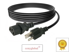 AC Power Cord USB Cable For Mackie DL16S DL32S Wireless Digital Live Sound Mixer