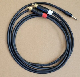 Mogami 2552 Pro 3.5mm Gold to 2-RCA 1/4 3.5 Mono Mic Audio CABLE 1-20'ft Cord
