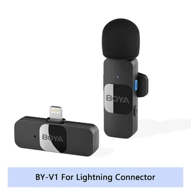 BOYA BY-V20 V10 V1 V2 Wireless Lavalier Microphone for Android USB-C Smartphones