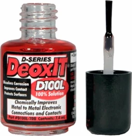 CAIG D100L-2DB DeoxIT Electronic Contact Cleaner & Protector Brush Bottle 7.4 ml