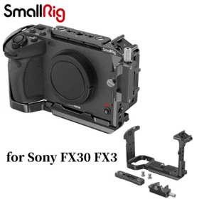 SmallRig FX3 Cage Kit with NATO Rail Support XLR Top Handle for Sony FX30 / FX3