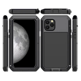 Shockproof Aluminum Gorilla Glass Case for iPhone 13 Mini 15 Pro Max 14 Xs 7 8+