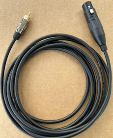1 to 25'FT Mogami 2552 Amphenol XLR MALE Female 1/4 to RCA Mic Microphone Cable
