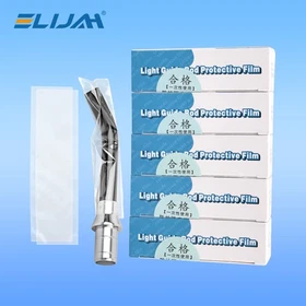 200pcs/box Dental Disposable Light Guide Rod Protective Film Sheath Sleeve Cover