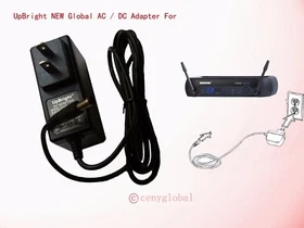 AC Adapter For Shure Wireless Handheld Mic System PS20 12V 400mA DC Power Supply