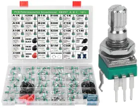 RK09-PCB 3PDT Vertical Tolerance Shaft Potentiometer