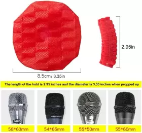500170279 ABBASI Disposable Microphone Cover Handheld Ktv #2