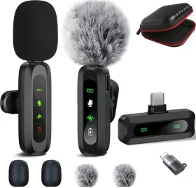 762730247321 ABYLFE Wireless Lavalier Microphone Iphone Plug