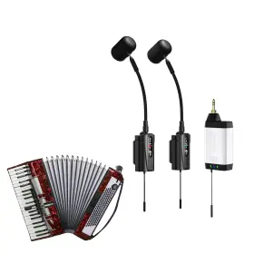 797417770403 ACEMIC Dual Uhf Accordion Wireless Microphone Up
