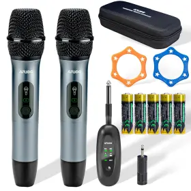 W60-PRO AFUOO Wireless Microphone Set Singing Speeches Events