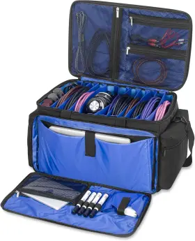 CABLEBAG-BLUE-20IN AKOZLIN Cable File Bag