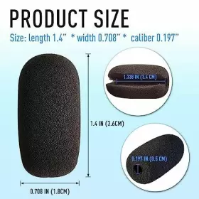 754194700474 AKSONMN Pack Mini Foam Windscreen Headset High #2