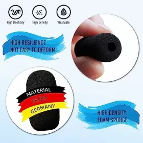 754194700474 AKSONMN Pack Mini Foam Windscreen Headset High #3