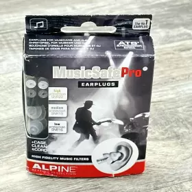 221041 ALPINE Musicsafe Pro Earplugs Hearing Transparent Box