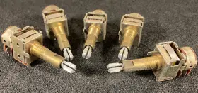 200KA ALPS Dual Audio Taper Pot Concentric Switch