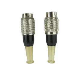 3261-001 AMPHENOL Tuchel Pin Din Female Connector Set Nos