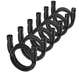 743623190429 ANEWBIG Xlr Pack Microphone Cable Pin Balanced