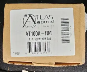 AT10-RM ATLAS SOUND Lp Atn Wall Mount Attenuator Volume