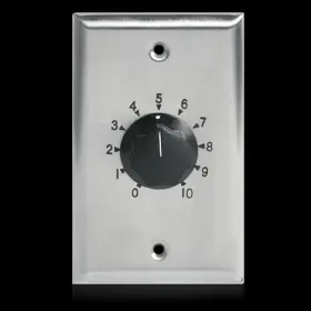 AT3535 ATLAS SOUND Knob Single Gang Steel Attenuator