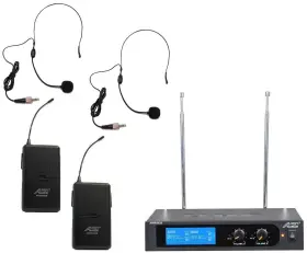 AWM6026H AUDIO Wireless Microphone Dual Headset