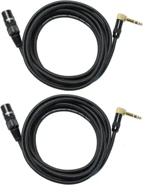 C14012P2 AUDIO Trs Right Angle Xlr Male Cable