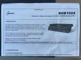 BOB1024 AUDIOSCIENCE Digital Analog Xlr Sound Card Breakout #3