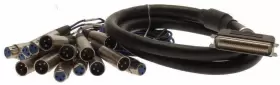 CBL-1044 AUDIOSCIENCE Xlr Analog Breakout Cable Stereo Ins #2