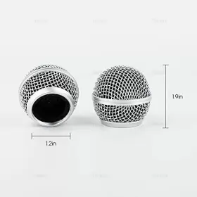 B082DKMTMC AUEAR Microphone Grill Grille Ball Head Pack #3