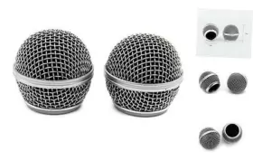 B082DKMTMC AUEAR Microphone Grill Grille Ball Head Pack