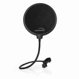 820103187602 AUPHONIX Pop Filter Mic Dual Layered Microphone