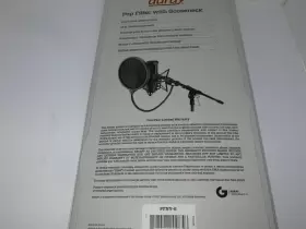 PFN-6 AURAY Pop Filter Gooseneck Clamp Mic Stands #2