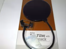 PFN-6 AURAY Pop Filter Gooseneck Clamp Mic Stands