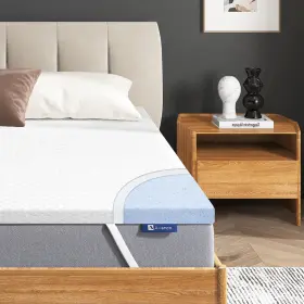 T4FM10 AVENCO Queen Mattress Topper Memory Foam