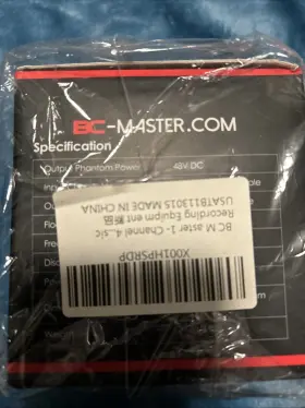 BCM-PP01 BC-MASTER Channel Phantom Power Supply Adapter