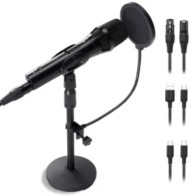 YXM09 BIETRUNPRO Studio Podcast Dynamic Microphone Usb Xlr