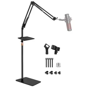 LD3501 BILIONE Microphone Stand Base Mic Floor Boom Arm